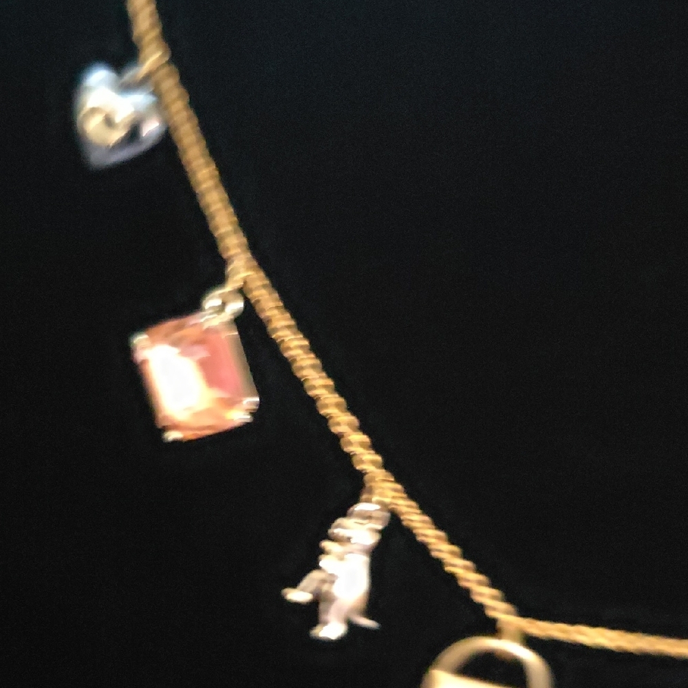 Coach Gold and Silver Charm Necklace‎ - Picture 6 of 7